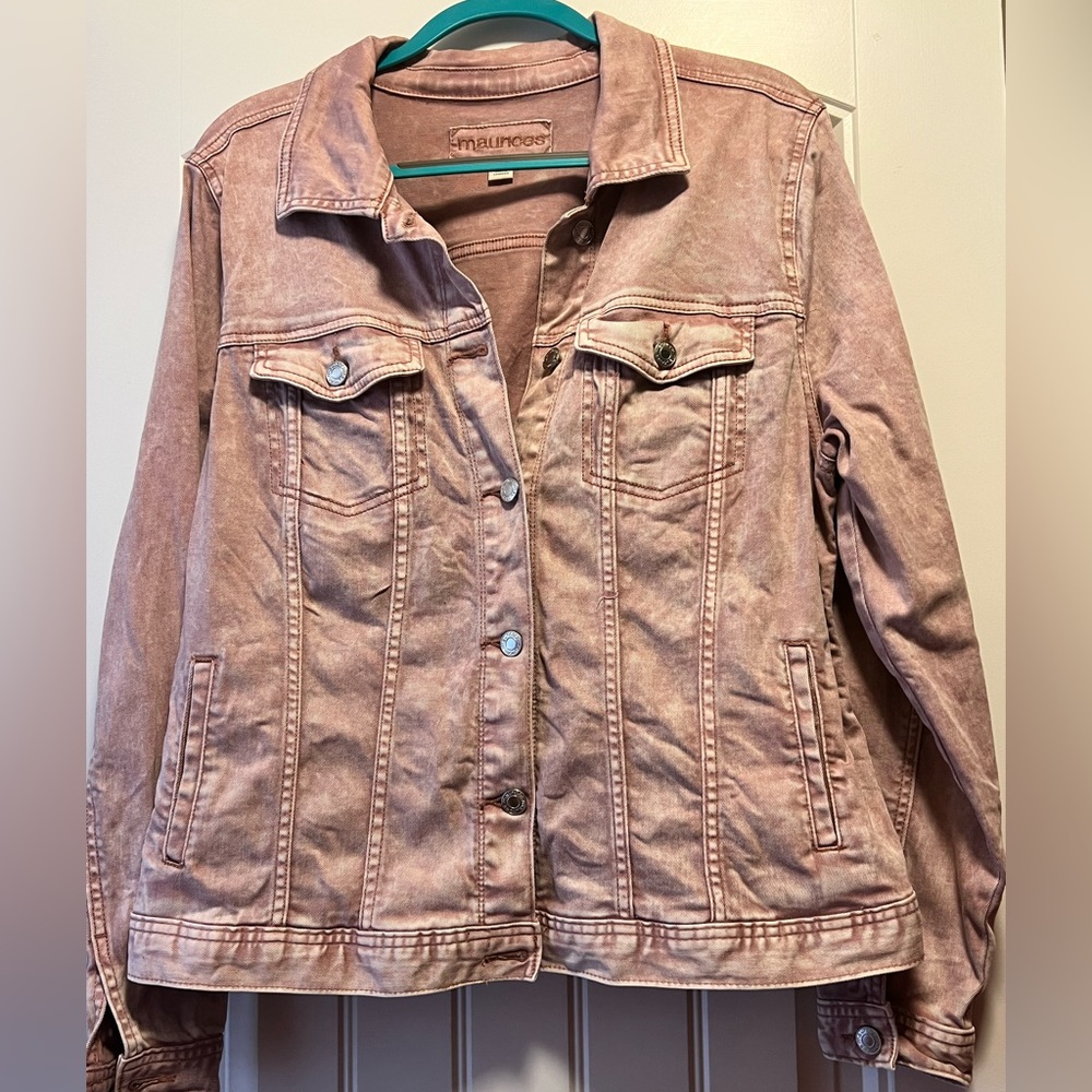 Maurices Blush Pink Denim Jacket